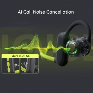 Casti pentru Alergare Bluetooth 5.3, Type-C, 110mAh, IPX5, AI Call Noise Cancellation - Havit Freego Pro (E553BT) - Beige - Img 7