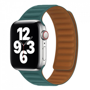 Curea pentru Apple Watch 1/2/3/4/5/6/7/8/9/10/SE/SE 2 (38/40/41/42mm) - Techsuit Watchband (W035) - Turquoise - Img 1