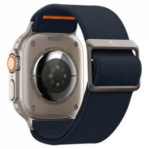 Curea pentru Apple Watch 1/2/3/4/5/6/7/8/9/10/SE/SE 2/Ultra/Ultra 2 (42/44/45/46/49mm) - Spigen Fit Lite Ultra - Navy - Img 2