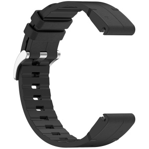 Curea pentru Garmin Fenix 5/5 Plus 6/6 Pro/7/Forerunner 935/945/Approach S60 - Techsuit Watchband QuickFit 22mm (W071) - Black - Img 3