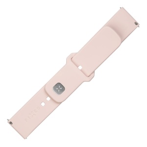 Curea pentru Huawei Watch GT 2 (46mm)/GT 2 Pro/GT 3 Pro (46mm)/Ultimate, Xiaomi Watch S1 - Fixed Silicone Sporty Strap Set - Pink - Img 6