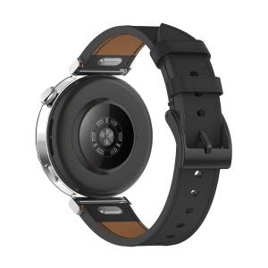 Curea pentru Huawei Watch GT 4 (41mm)/W1/Honor Watch S1/Garmin Venu 2S/Vivoactive 4S - Techsuit Watchband 18mm (W073) - Black - Img 2