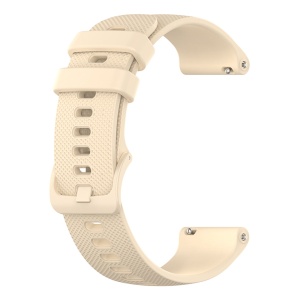 Curea pentru Huawei Watch GT 4 (41mm)/W1/Honor Watch S1/Garmin Venu 2S/Vivoactive 4S - Techsuit Watchband 18mm (W006) - Cream - Img 3