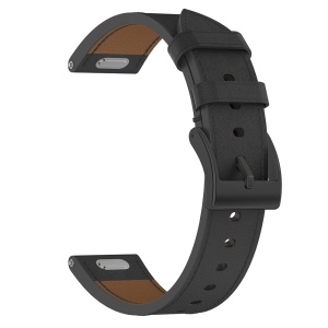 Curea pentru Huawei Watch GT 4 (41mm)/W1/Honor Watch S1/Garmin Venu 2S/Vivoactive 4S - Techsuit Watchband 18mm (W073) - Black - Img 4