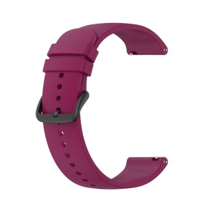 Curea pentru Samsung Galaxy Watch 4/5/Active 2, Huawei Watch GT 3 (42mm)/GT 3 Pro (43mm) - Techsuit Watchband 20mm (W001) - Dark Red - Img 1