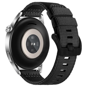 Curea pentru Samsung Galaxy Watch 4/5/Active 2, Huawei Watch GT 3 (42mm)/GT 3 Pro (43mm) - Techsuit Watchband 20mm (W070) - Obsidian Black - Img 1
