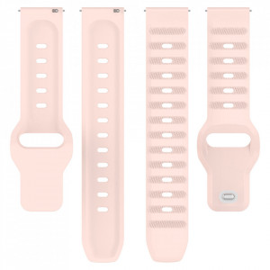 Curea pentru Samsung Galaxy Watch 4/5/Active 2, Huawei Watch GT 3 (42mm)/GT 3 Pro (43mm) - Techsuit Watchband (W050) - Pink - Img 3