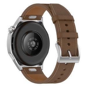 Curea pentru Samsung Galaxy Watch4/5/Active 2, Huawei Watch GT 3 (42mm)/GT 3 Pro (43mm) - Techsuit Watchband 20mm (W073) - Brown - Img 3