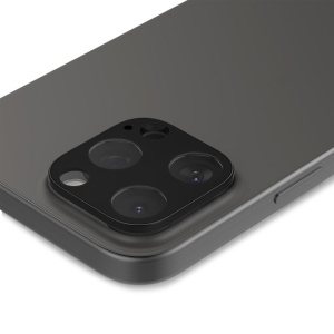 Folie Camera pentru iPhone 14 Pro / Pro Max / 15 Pro / Pro Max / 16 Pro / Pro Max (set 2) - Spigen Glas.tR Optik - Black - Img 6