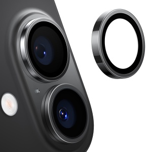Folie Camera pentru iPhone 16 Plus - Torras Lensguard Camera Protector - Black - Img 3
