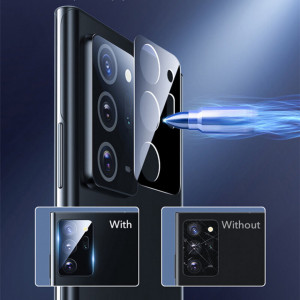 Folie Camera pentru Samsung Galaxy Note 20 Ultra / Note 20 Ultra 5G - Techsuit Full Camera Glass - Black - Img 6