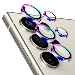 Folie Camera pentru Samsung Galaxy S24 Ultra - ESR Lens Protector Tempered Glass - Chromatic - Img 1
