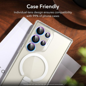 Folie Camera pentru Samsung Galaxy S24 Ultra - ESR Lens Protector Tempered Glass - Chromatic - Img 5