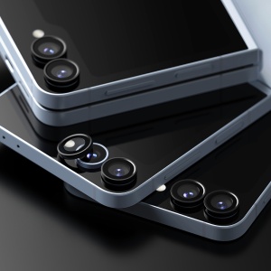 Folie Camera pentru Samsung Galaxy Z Flip6 (set 2) - Ringke Camera Lens Frame Glass - Black - Img 2