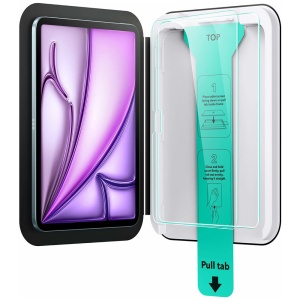 Folie pentru iPad Air 13 (2024) / Air 13 (2025) (set 2) - ESR Tempered Glass Screen Protector UltraFit Tray (2x pack) - Clear