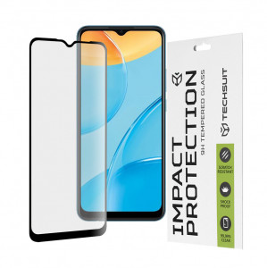 Folie pentru Oppo A15 / A15s / A16 / A16s / A54s - Techsuit 111D Full Cover / Full Glue Glass - Black - Img 2