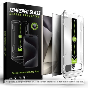Folie pentru Samsung Galaxy S25 Plus / Galaxy S24 Plus - Techsuit TitanGlass CrystalHD [Fingerprint Unlock Compatible] - Privacy