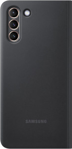 Husa de protectie Samsung pentru Galaxy S21 Plus, Smart Clear View Cover, Negru - Img 2