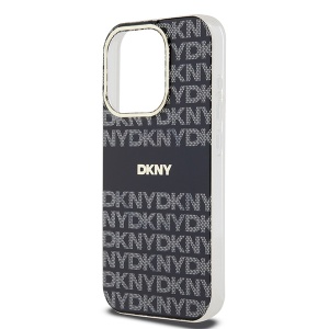 Husa iPhone 15 Pro - DKNY IML Mono & Stripe MagSafe (DKHMP15LHRHSEK) - Black - Img 6