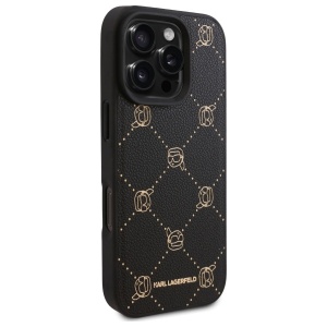 Husa iPhone 16 Pro Max - Karl Lagerfeld Leather MagSafe (KLHMP16XPGKHPHK) - Karl Head - Img 5
