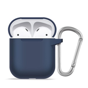 Husa pentru AirPods 1 - Blueo Liquid Silicone - Navy Blue