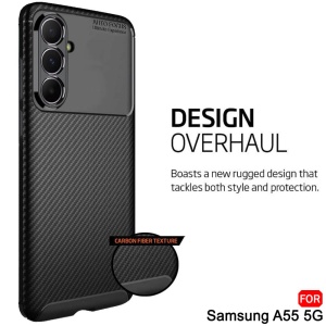 Husa pentru Google Pixel 9 Pro - Techsuit CarbonFiber - Black - Img 3
