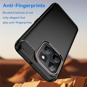 Husa pentru Honor X6c - Techsuit Carbon Silicone - Black - Img 5