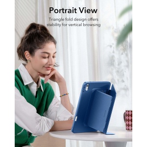 Husa pentru iPad 10 (2022) 10.9 / 11 (2025 - ESR FlipÂ Hybrid (with Pencil Holder) - Blue - Img 4
