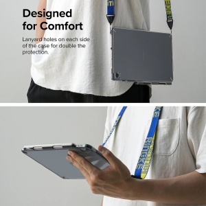 Husa pentru iPad Air 4 (2020) / Air 5 (2022) / Air 11 (2024) - Ringke Fusion - Smoke Black - Img 6