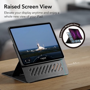 Husa pentru iPad Air 4 (2020) / Air 5 (2022) / Air 11Â (2024) - ESR Shift Magnetic - Red - Img 3
