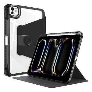 Husa pentru iPad Pro 11 (2024) - Techsuit Crystal Vision - Black - Img 1