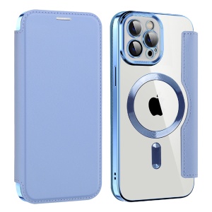 Husa pentru iPhone 12 Pro - Techsuit SmartMag Book Case - Light Blue - Img 2