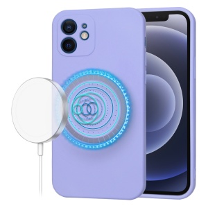 Husa pentru iPhone 12 - Techsuit SoftFlex MagSafe - Light Purple - Img 1