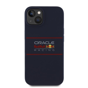 Husa pentru iPhone 14 - Red Bull Racing Silicone Horizontal Centered Logo MagSafe (RBHMP14S24SIHSRV) - Navy - Img 2