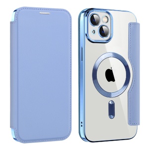 Husa pentru iPhone 14 - Techsuit SmartMag Book Case - Light Blue - Img 2