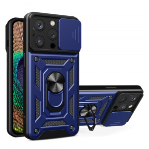 Husa pentru iPhone 15 Pro Max - Techsuit CamShield Series - Blue - Img 9