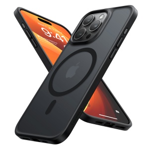Husa pentru iPhone 15 Pro - Torras Guardian Magnetic Series - Black - Img 1