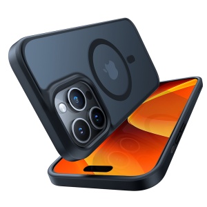 Husa pentru iPhone 15 Pro - Torras Guardian Magnetic Series - Black - Img 4