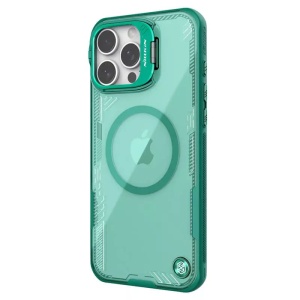 Husa pentru iPhone 16 Pro Max - Nillkin Iceblade Prop Magnetic (with Camera Cutout) - Green - Img 3