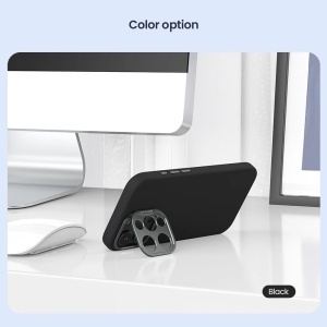 Husa pentru iPhone 16 Pro Max - Nillkin Lens Wing Magnetic - Black - Img 2