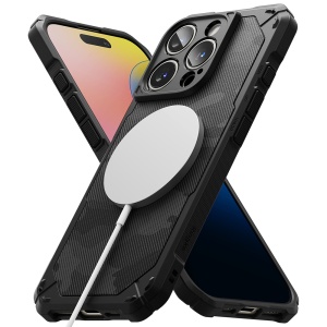 Husa pentru iPhone 16 Pro Max - Ringke Rugged Gear MagSafe - Camo Black - Img 3