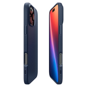 Husa pentru iPhone 16 Pro Max - Spigen Liquid Air - Navy Blue - Img 5