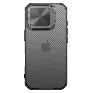 Husa pentru iPhone 16 Pro - Nillkin CamShield Prop - Transparent Black - Img 1
