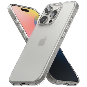 Husa pentru iPhone 16 Pro - Ringke Fusion - Matte Clear - Img 3