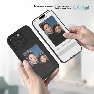 Husa pentru iPhone 16 - Techsuit SmartScreen NFC - Black - Img 3