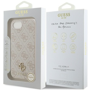 Husa pentru iPhone 16e - Guess Hardcase 4G Classic MagSafe (GUHMPSE4P4SM4MP) - Pink - Img 7