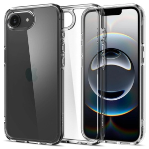 Husa pentru iPhone 16e - Spigen Ultra Hybrid - Crystal Clear