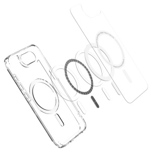 Husa pentru iPhone 16e - Spigen Ultra Hybrid MagSafe - White - Img 6