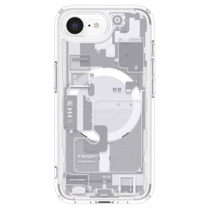 Husa pentru iPhone 16e - Spigen Ultra Hybrid Zero One MagSafe - White - Img 2