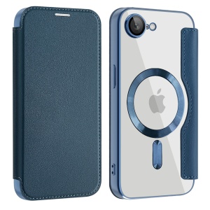 Husa pentru iPhone 16e - Techsuit SmartMag Book Case - Blue - Img 2
